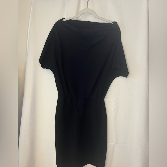 Black stretch off the shoulder dress- good condition & super comfortable! - Picture 4 of 5